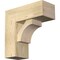 Ekena Millwork Westlake Block Rough Sawn Bracket w/ Offset Brace, Douglas Fir, 8"W x 20"D x 20"H BKT0806X20X20WTL05RDF - alternate 1